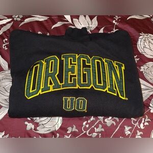 J. America Black and Yellow Oregon Hoodie